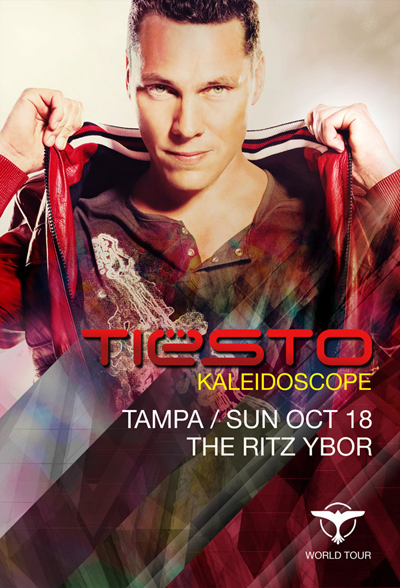 Tiesto to perform at the Ritz hotel in Ybor City